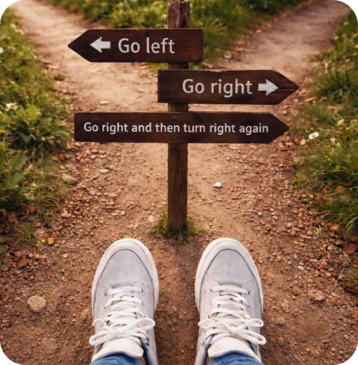 Fork in the path - finding your calling